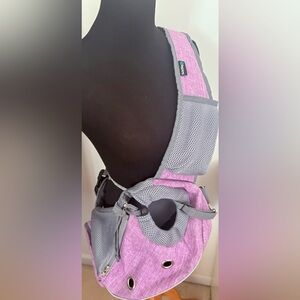 Dog Padded Crossbody Sling Pouch Carrier Designed For Small Medium Dogs. PetAmi